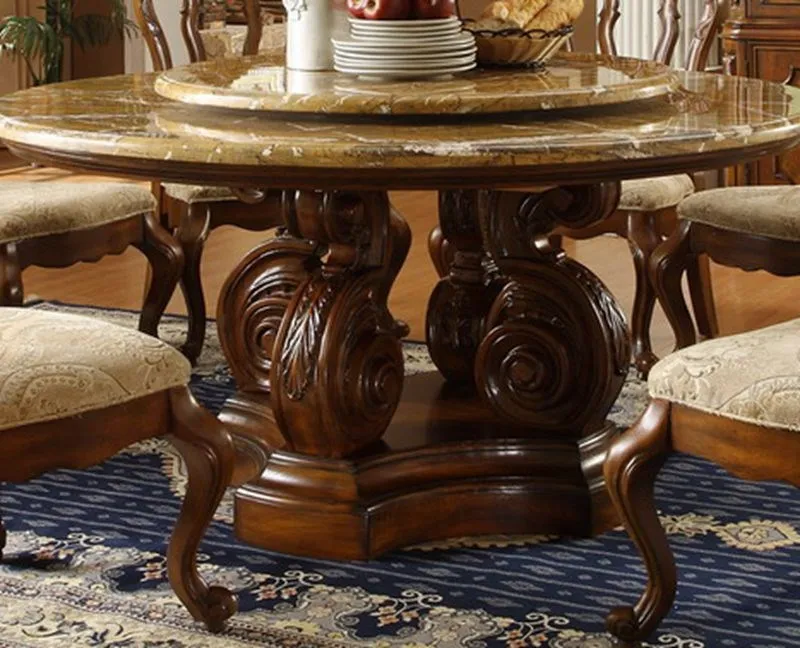 Md02 Antique Round Vintage Dining Table Dining Room Furniture Sets Formal Oak Dining Table View Oak Wood Furniture Fordining Room Aliye Product Details From Guangdong Luxury Homey Furniture And Interior Decoration Co Ltd