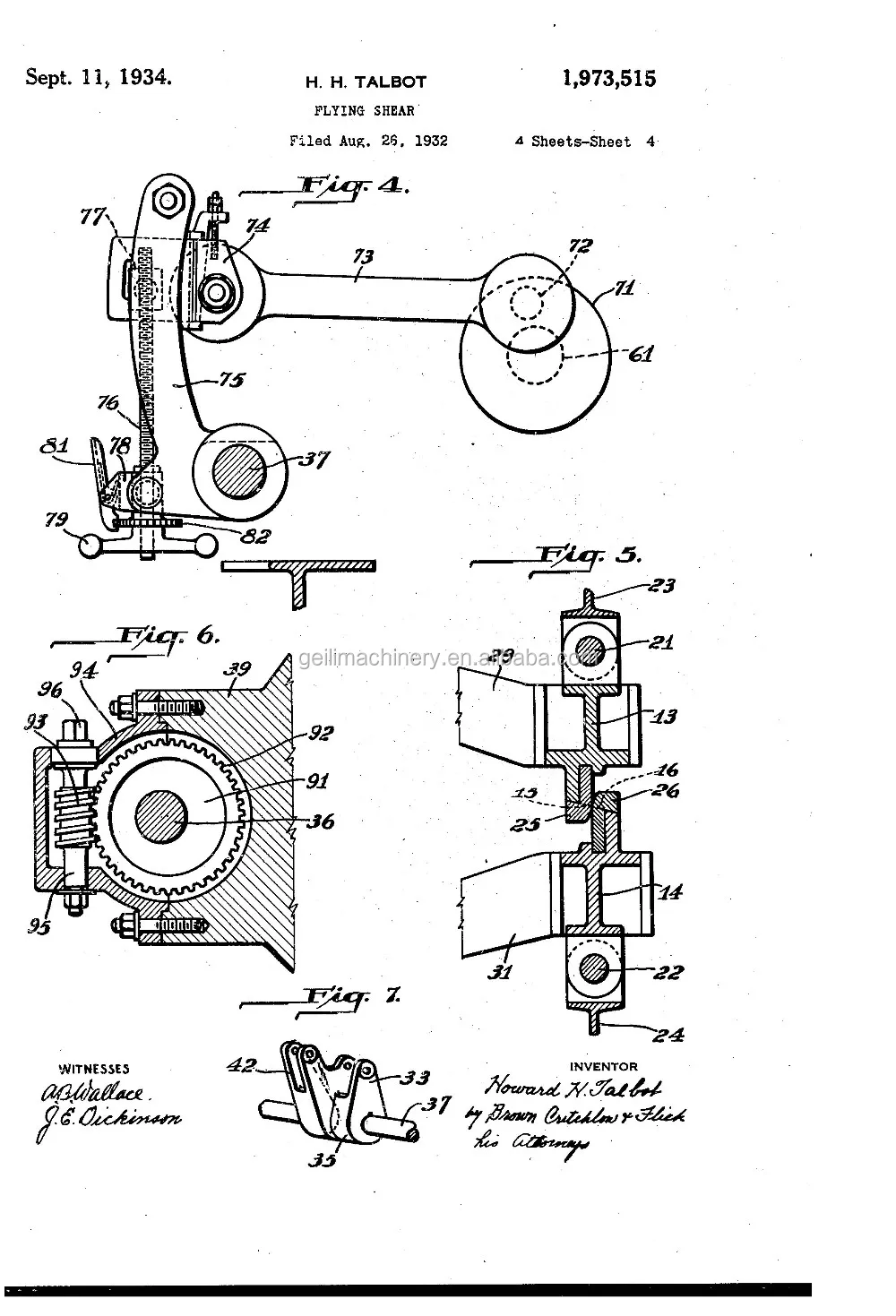 Crank Flying Shear # 2 - Installed After Intermediate Rolling Mill Used ...