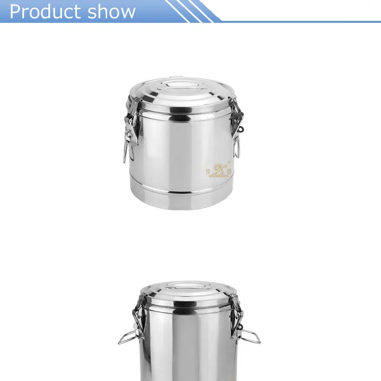 Stainless steel milk tea pail barrel FT-02207