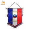 China factory selling felt sport club exchange flag banner printed and custom pennant used for school