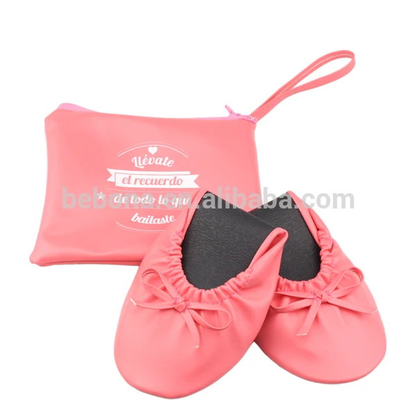 las mujeres alibaba baratos zapatos bailarinas plegables azul