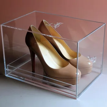 acrylic high heels