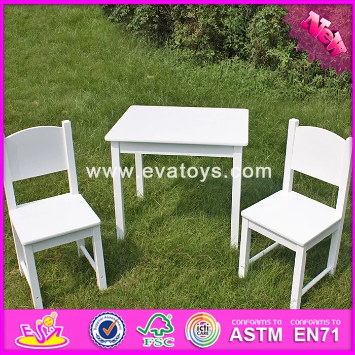 New Design Home / School / Kindergarten White Kids Wooden Table And