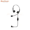 Good quality call center skype headset with double 3.5mm plug