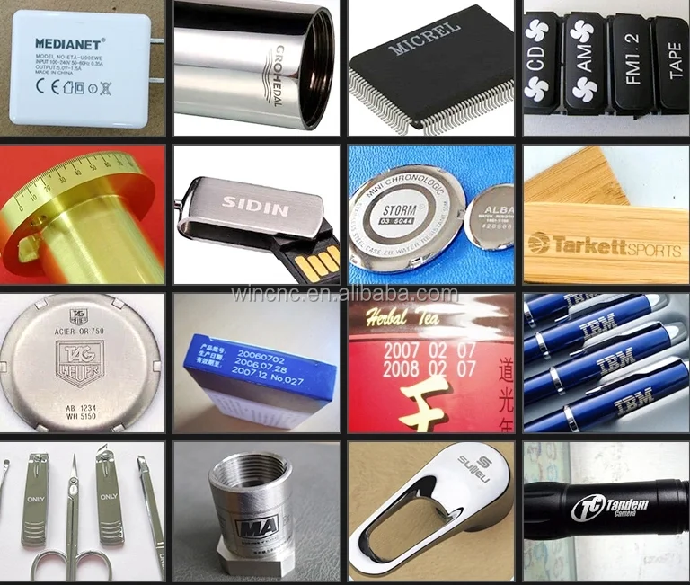 Fiber Raycus 20W Laser Marking Machine for Metal Steel Brass 30W 50W