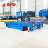 Industry transfer motorized flat bed heavy-duty rail wagon with electric motor
