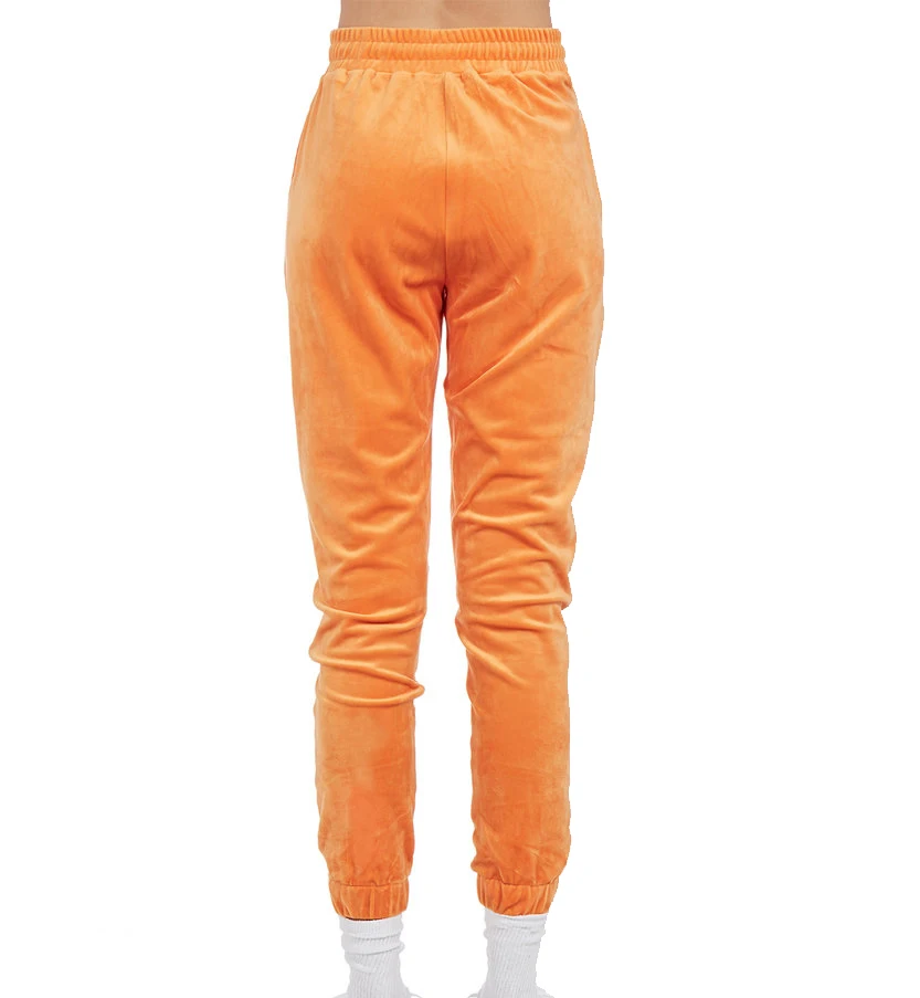 velvet orange tracksuit