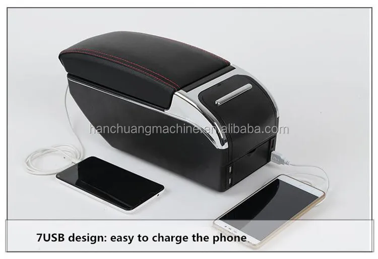 High Quality Car Console Box For Captur/ Universal Car Console Box With