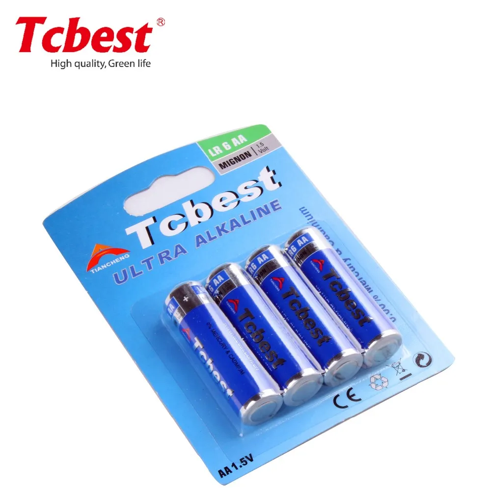 Tcbest Battery 1.5v Aa Alkaline Lr6 Aa,Lr6 With Battery Charger