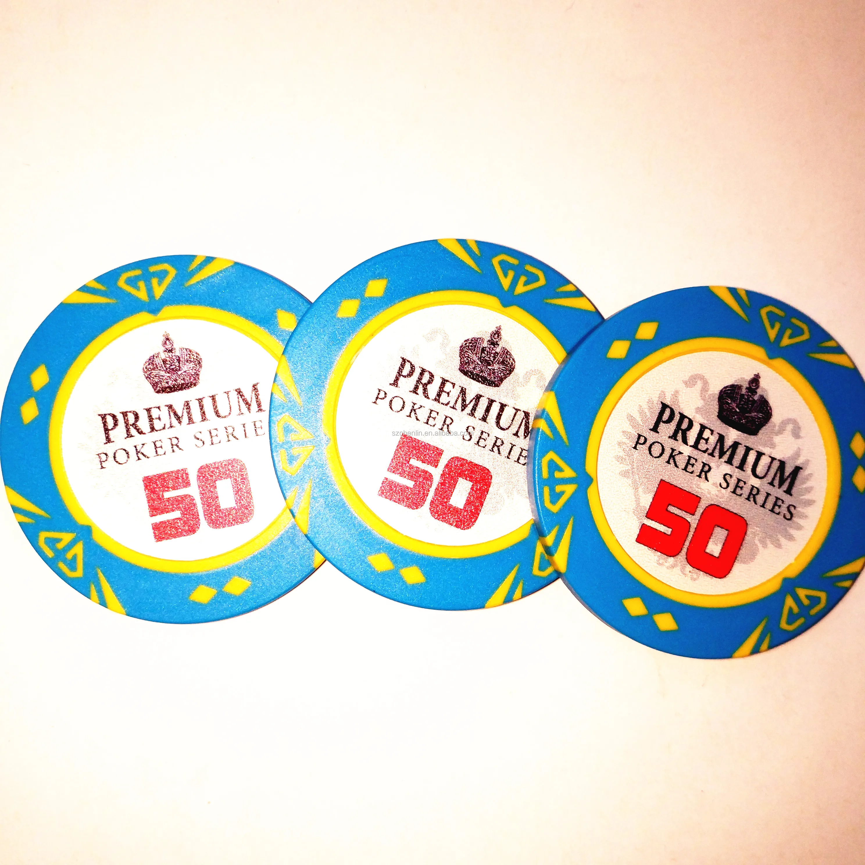 Classical Us Dollars Monte Carlo 14g Clay Poker Chips Buy High