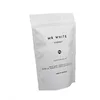 Laminated aluminum foil zip lock bag stand up pouch /matt white foil pouch /zip lock coffee bag with degassing valve