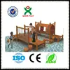 Outdoor play centre for kids/wood playground play equipment/games for young kids/QX-11059G