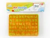 English Letter plastic board math number and image ruler
