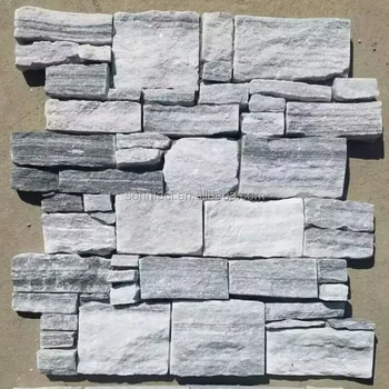 China White California Gold Slate Panel Veneer Stone China White California Gold Slate Panel Veneer Stone