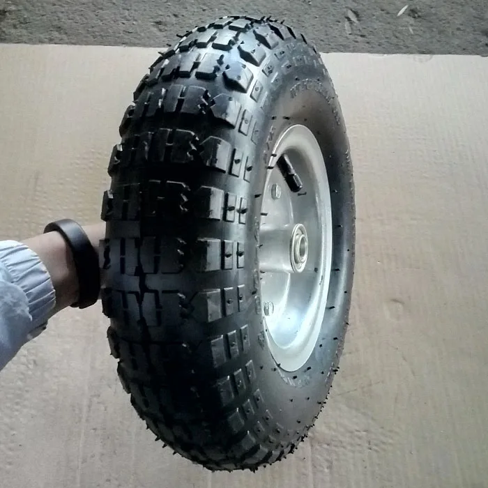 High Quality 4.006 Pneumatic Rubber Wheels 13 Inch Beach Cart Trolley