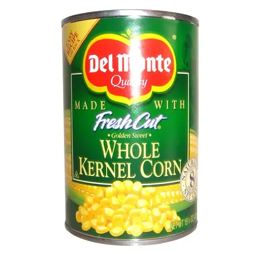 DEL MONTE CORN VEGETABLES FRESH CUT WHOLE KERNEL CANNED 15.25 OZ