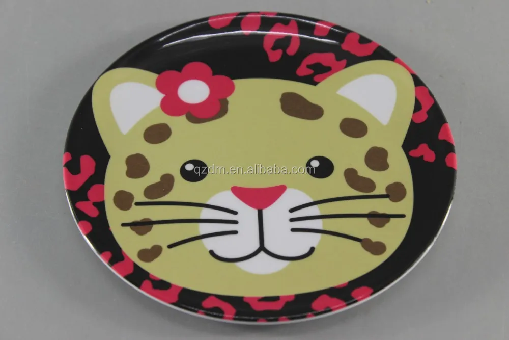 100% Melamine Baby Plate Custom Print kid's Dishes