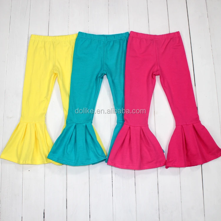 baby girl ruffle bottom pants