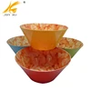 6"melamine salad bowl color chips bowl candy dinner ware