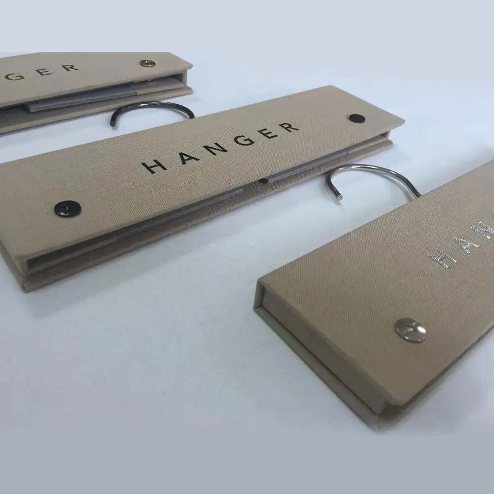 Factory Supplier Metal Hanger Fabric Display Hangers Textile Swatch