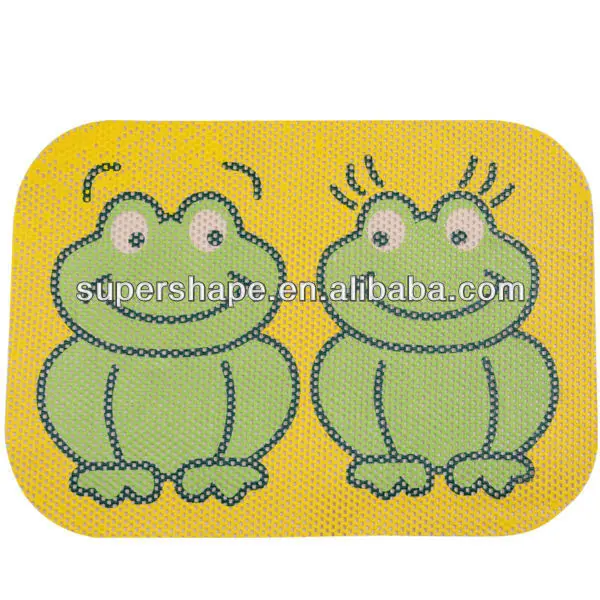 Pvc Bathroom Mat Anti Slip Door Mat Printed Frog Rug Buy