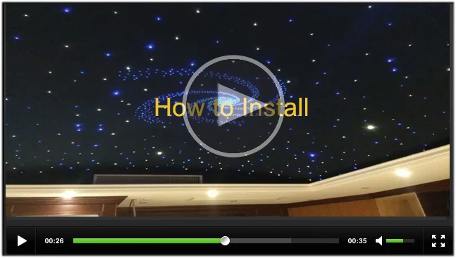 MAYKI-HOW TO INSTALL STAR CEILING WITH FIBER LIGHT KIT