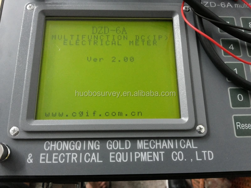 High Precision Measuring Multi-function DC Resistivity&IP Instrument