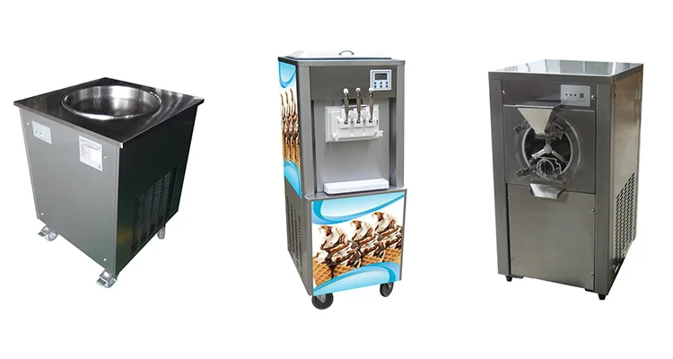 commercial cake shop ice yogurt frying machine / snack fried ice cream machine