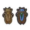 OEM Factory Macrame Lace Trim eyeglass case embossed logo rhinestone letter patches