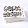 NEW Fashion 45pieces/set colorful 3d Nail Sticker Water Transfer Beauty Flower Petal cartoon Design Nail Decoration