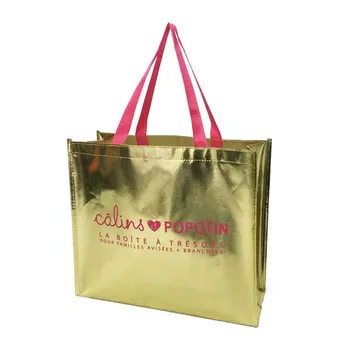 metallic non woven bags