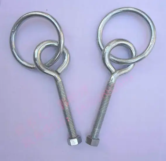 M3m12 Galvanized Open Eye Bolt With Hook Wood Screw Buy M3m12