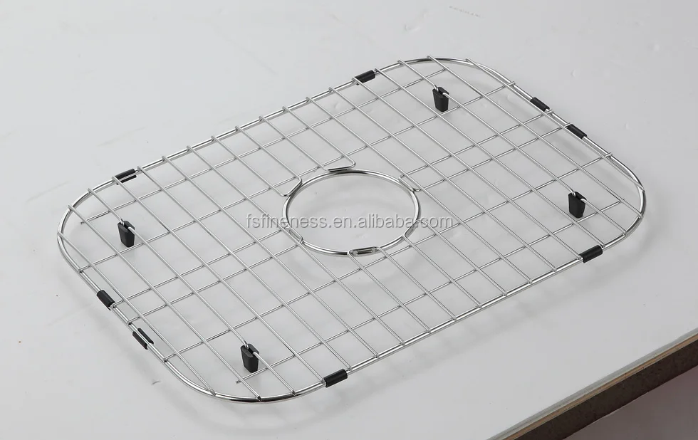 Stainless Sink Grid With Drain Hole Buy Stainless Sink Grid With