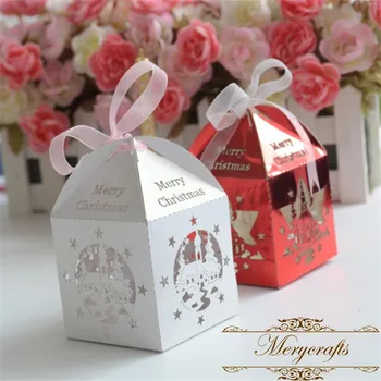 Laser Cut Gorgeous Small Hot Decorative Christmas Invitation Gift