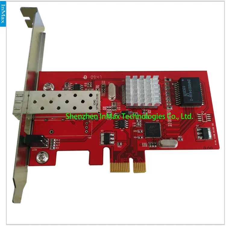 Fiber Optic Network Card Sfp 1000m 1.25g Lc Pcie Buy Fiber Nic,Fiber