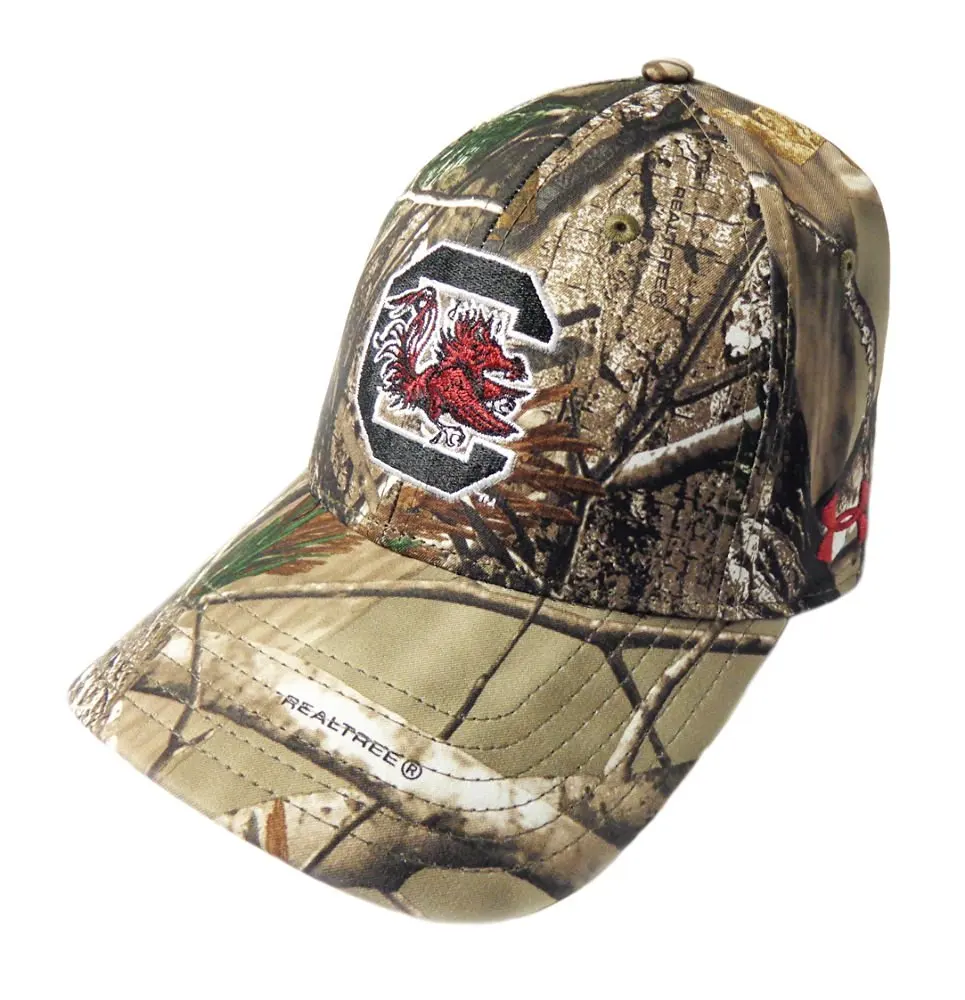 NEW Under Armour Heat Gear South Carolina Gamecocks Adjustable Camo Golf Hat/Cap