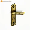 Yellow bronce color italian door handles antique double swinging door lock