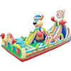 By Discount Tiger Animal Theme Inflatable Castle Bouncy Castle With Slide For Sale