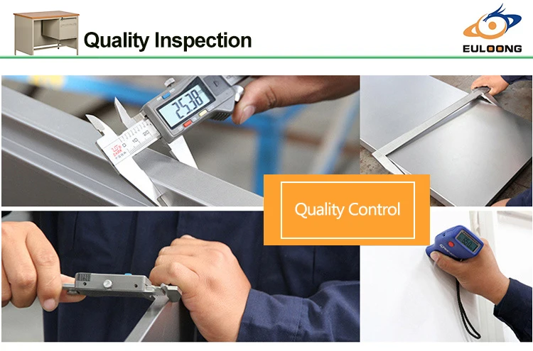 2018 New Modern Steel I-shape  Office PC Table Design Photos