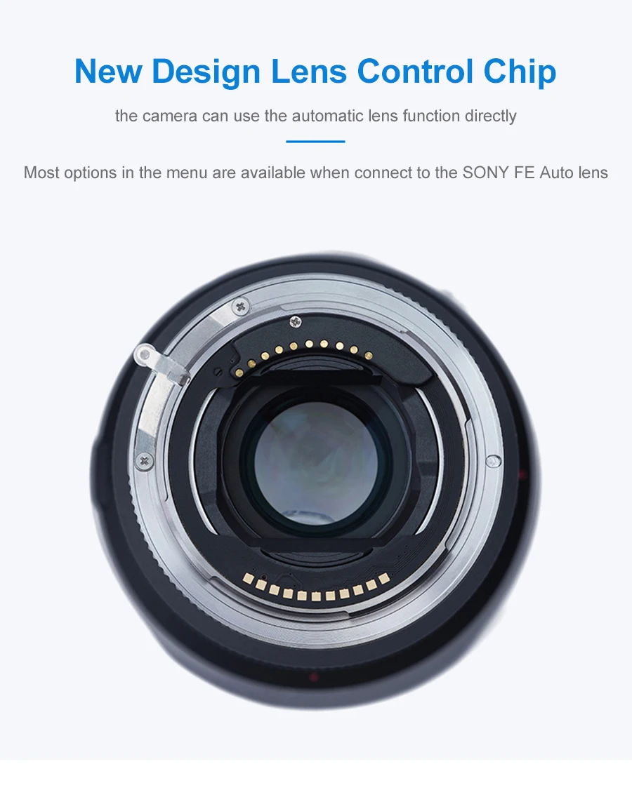 TECHART TZE-01 Camera Lens Adapter Auto-Focus Adapter Ring Compatible for Sony FE Tamron Sigma F Mount Lens to Nikon Z6 Z7 Z Mount Camera
