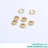 Customized garment eyelet accessories High Quality Rolled Rim Metah Eyelet And Washer Golden Round Eyelet