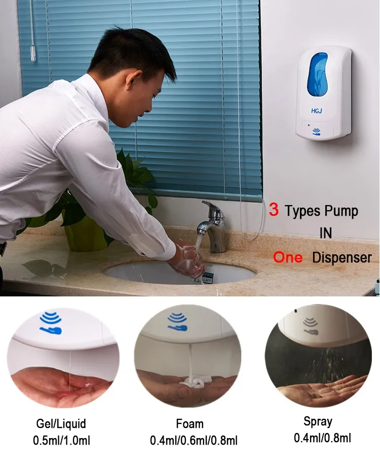 Automatic soap dispenser treatment pump and bottle