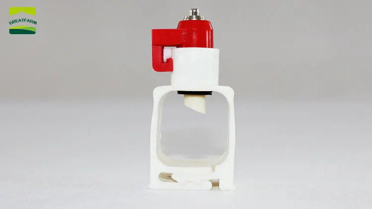 GREAT FARM Plastic Chicken Nipple Drinker Poultry Waterer For 22mm Square Tube