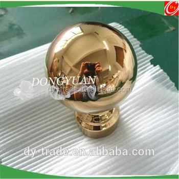 Decorative Metal Spheres For Handrail Railing Fitting With Gold Plated Buy Decorative Metal Spheres For Handrail Railing Fitting With Gold