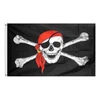 custom 3*5 ft Deadman Pirate Flag Tricorner Ship Banner Pennant