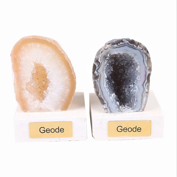 Natural Quartz Crystal Geodes Agate Geode Carving For Sale Cheap