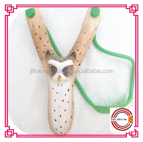 owl wooden slingshot