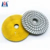 A Grade 3 Step Wet 4" Diamond Polish Pad Marble Granite Polishing Disc