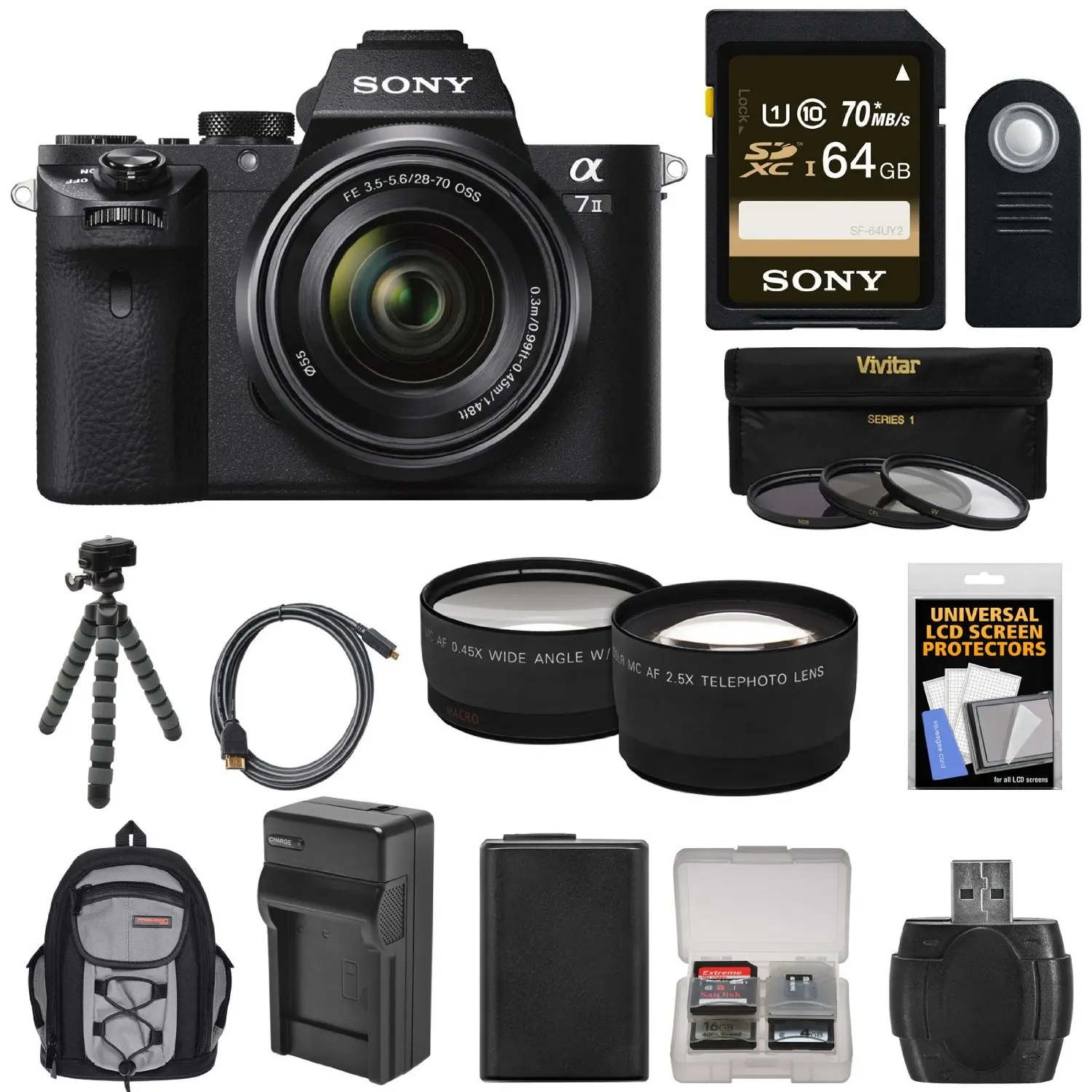 Sony kit. Пленочная камера Rekam f5.6 28 mm Lens.