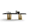 Master design dining room furniture marble dining table set 12 seater dining table set